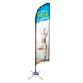 Promotional Feather Flag w/ 9' Scissor Base